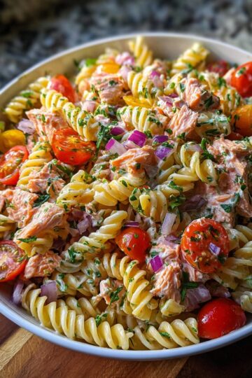Salmon Pasta Salad Recipe – The Ultimate Party Power Bowl