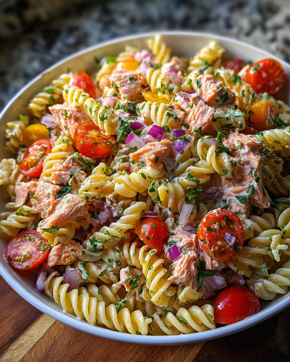 Salmon Pasta Salad Recipe – The Ultimate Party Power Bowl