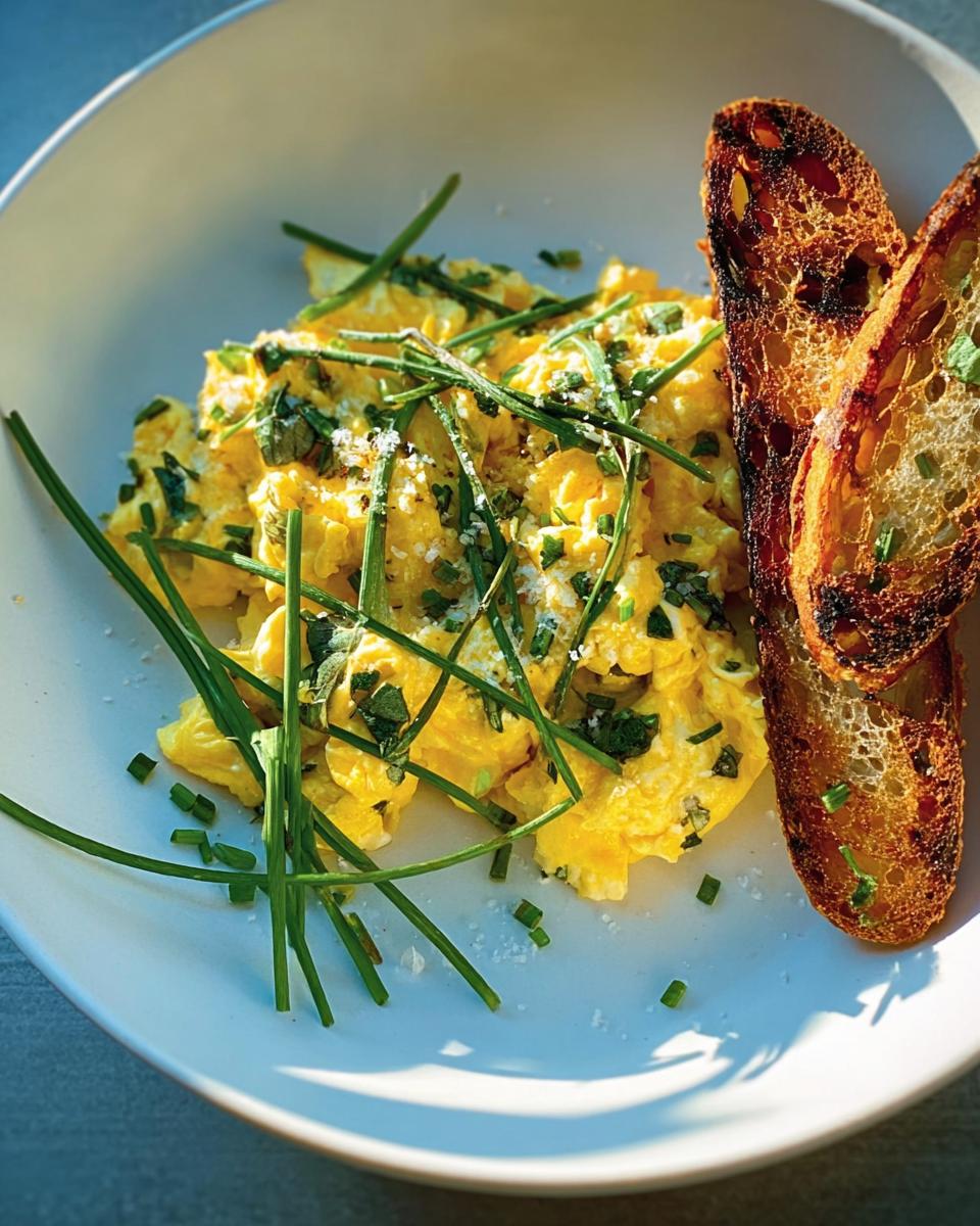 Scrambled Eggs with Fresh Herbs