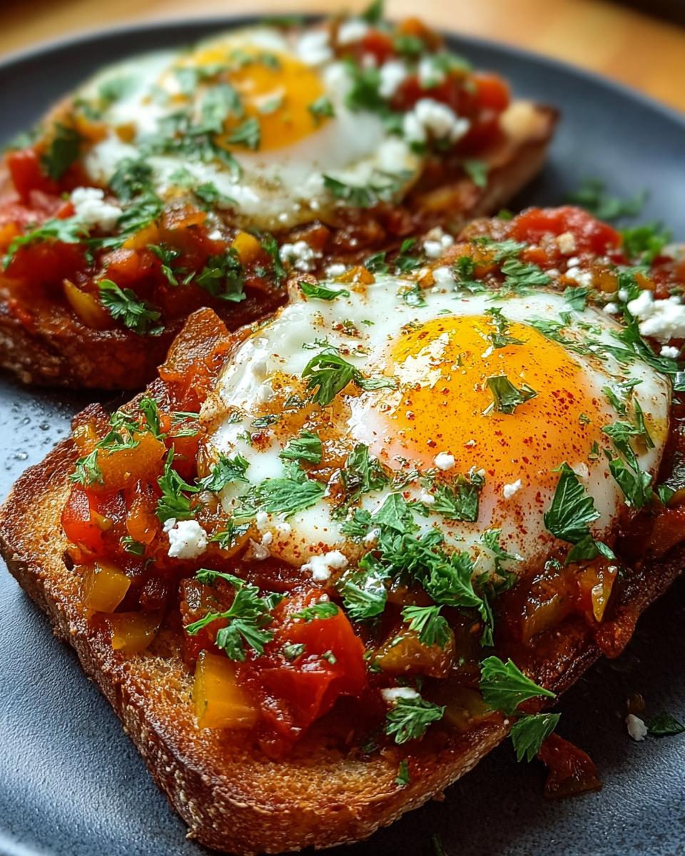 Shakshouka Toast - detail 1