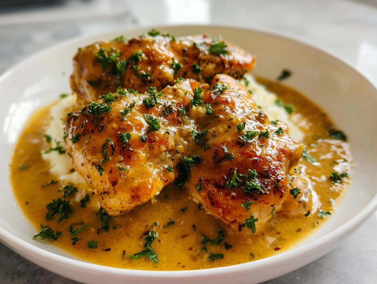 Slow Cooker Honey Mustard Chicken - detail 1