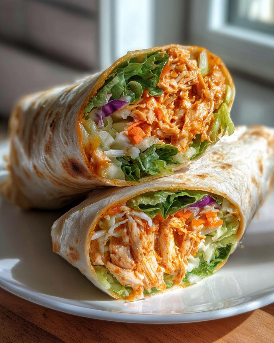Spicy Buffalo Chicken Wraps for Two