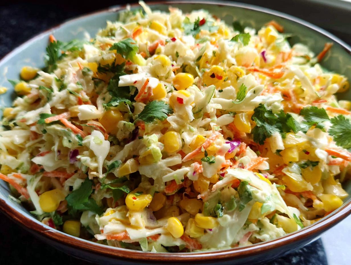 Spicy Corn Slaw: The Ultimate Summer Crunch That Delights - detail 1