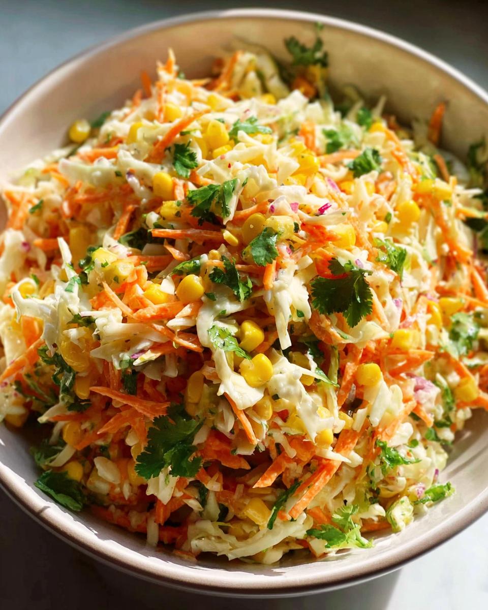 Spicy Corn Slaw: The Ultimate Summer Crunch That Delights