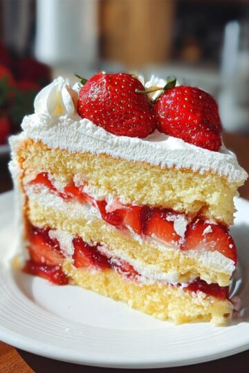 Strawberry Sponge Cake