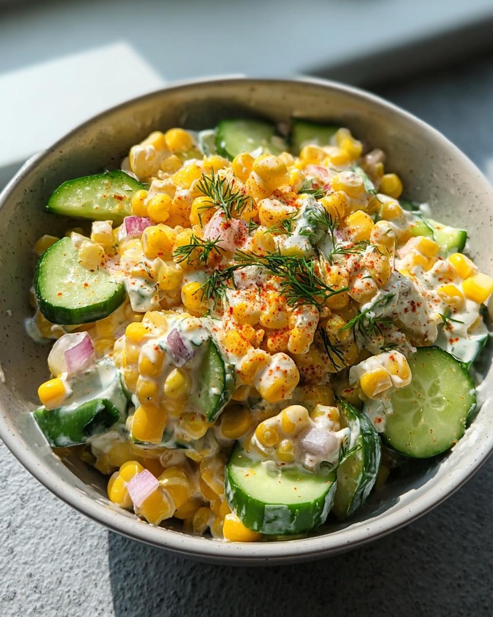 Street Corn Meets Creamy Cucumber in the Perfect Salad - detail 1
