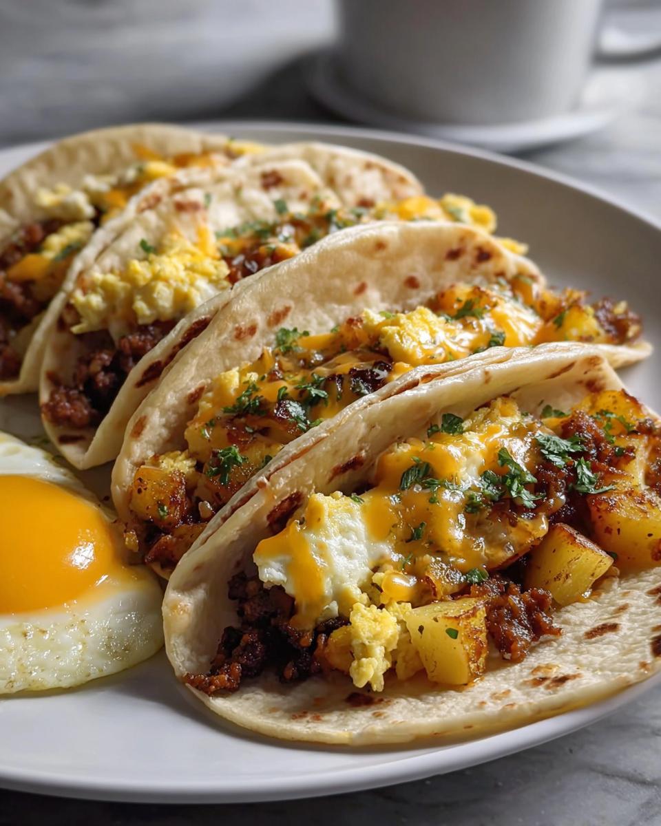 Tasty Baked Breakfast Tacos - detail 1