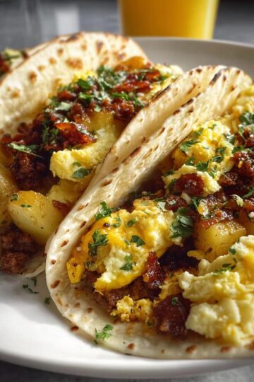 Tasty Baked Breakfast Tacos