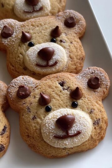 Teddy Bear Chocolate Chip Cookies