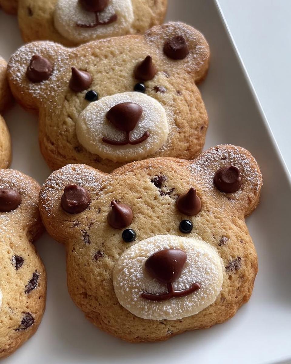 Teddy Bear Chocolate Chip Cookies