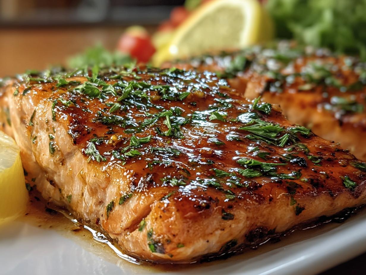 Texas Roadhouse Style Baked Salmon: Easy & Delicious Dinner! - detail 1