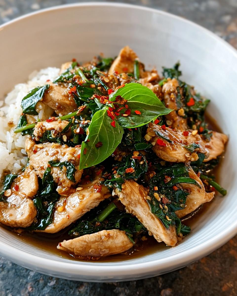 Thai Basil Chicken Stir-Fry - detail 1