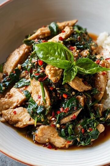 Thai Basil Chicken Stir-Fry