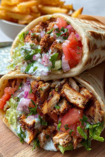 The Ultimate Chicken Shawarma Wrap Recipe