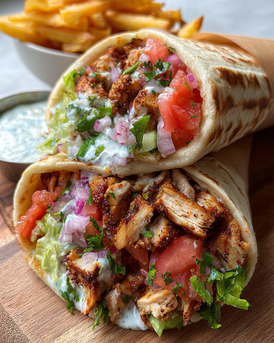 The Ultimate Chicken Shawarma Wrap Recipe