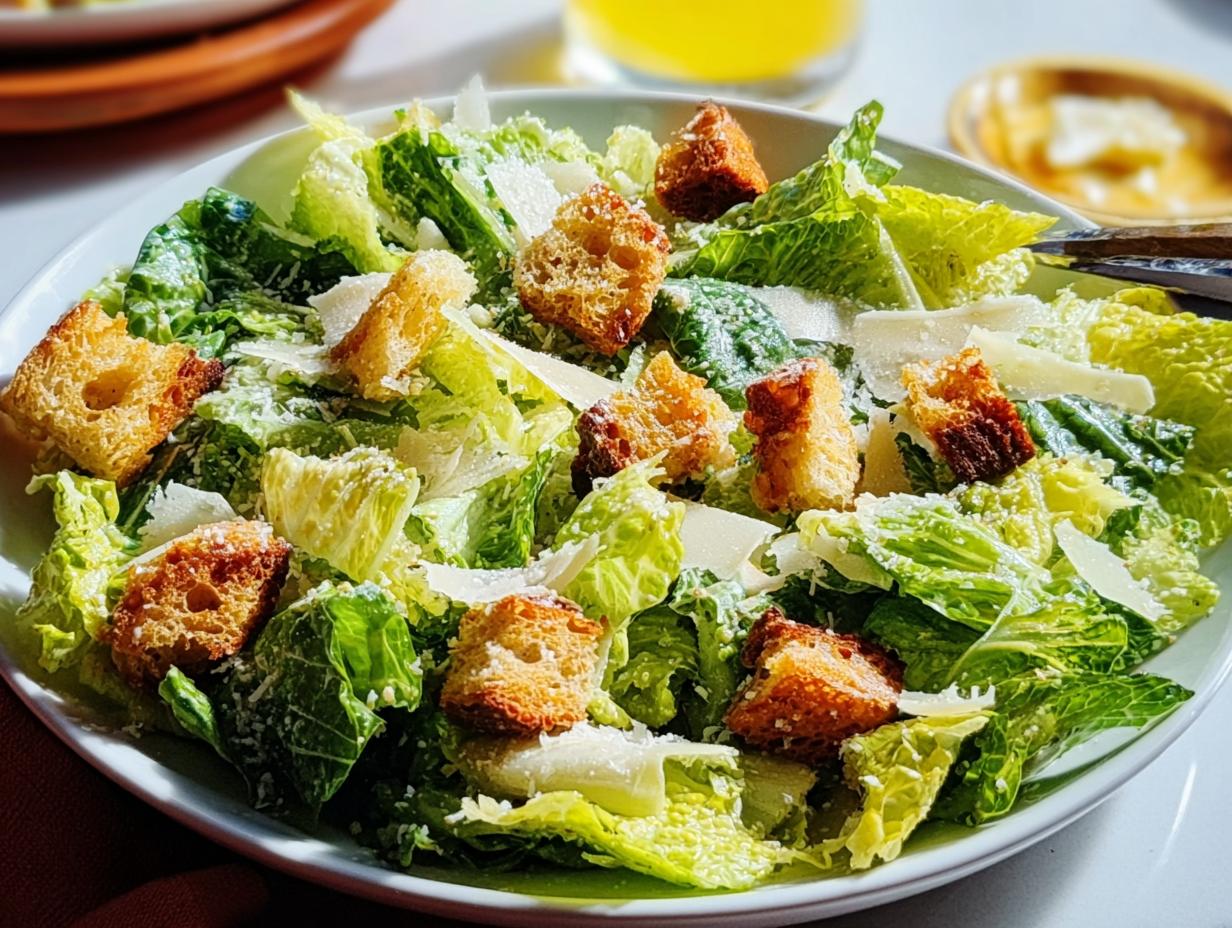 Vegetarian Caesar Salad - detail 1