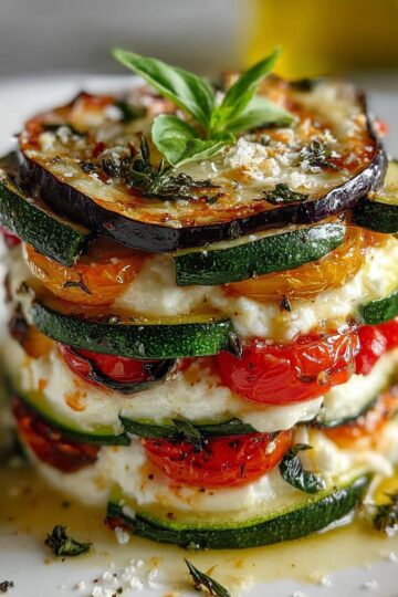 Zucchini and Goat Cheese Stack: A Delicious Layered Recipe!